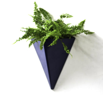 Large Isosceles Planter. Geometric Hanging Wall Planter